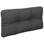 VidaXL Palletkussen 80x40x12 cm stof zwart