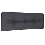 Vidaxl palletkussen 120x40x12 cm stof antracietkleurig