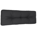 Vidaxl palletkussen 120x40x12 cm stof zwart