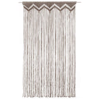 Vidaxl gordijn macramé 140x240 cm katoen taupe