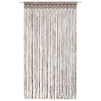 Vidaxl gordijn macramé 140x240 cm katoen taupe