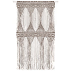 Vidaxl gordijn macramé 140x240 cm katoen taupe