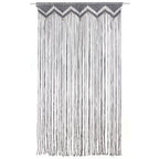 Vidaxl gordijn macramé 140x240 cm katoen antraciet