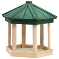 Vidaxl vogelvoeder achthoekig 33x30 cm massief vurenhout