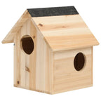 Vidaxl eekhoornhuisje 26x25x29 cm massief vurenhout
