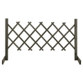 Vidaxl tuinlatwerk 120x60 cm massief vurenhout grijs