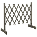 Vidaxl tuinlatwerk 120x60 cm massief vurenhout grijs