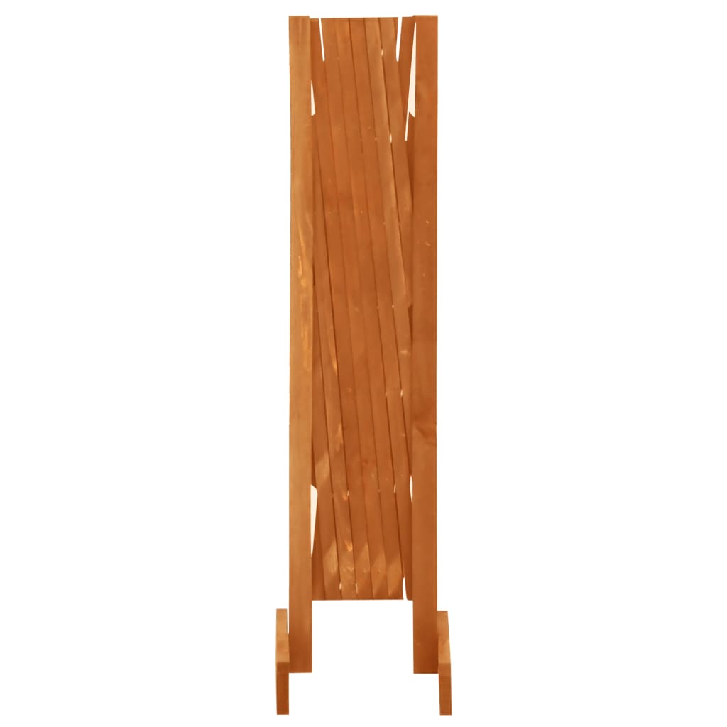 Vidaxl tuinlatwerk 120x90 cm massief vurenhout oranje