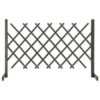 Vidaxl tuinlatwerk 120x90 cm massief vurenhout grijs