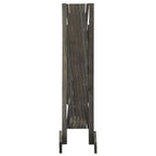 Vidaxl tuinlatwerk 120x90 cm massief vurenhout grijs