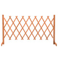 Vidaxl tuinlatwerk 150x80 cm massief vurenhout oranje