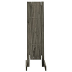 Vidaxl tuinlatwerk 150x80 cm massief vurenhout grijs