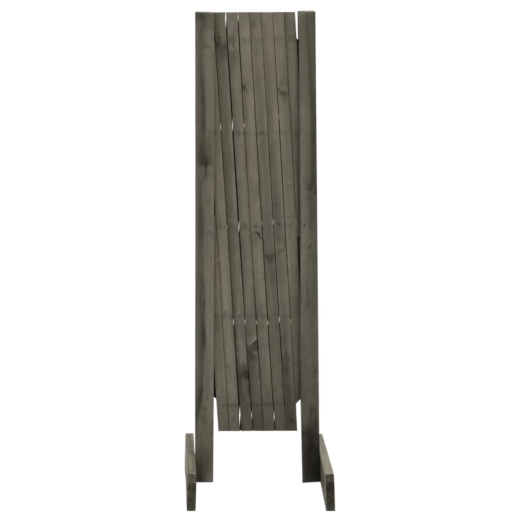 Vidaxl tuinlatwerk 150x80 cm massief vurenhout grijs