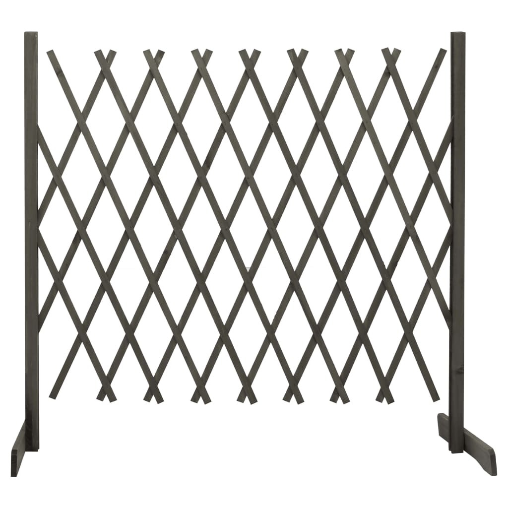 Vidaxl tuinlatwerk 180x100 cm massief vurenhout grijs