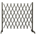 Vidaxl tuinlatwerk 180x100 cm massief vurenhout grijs