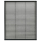 Vidaxl raamhor plissé 80x100 cm aluminium