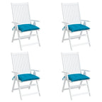 Vidaxl stoelkussens 4 st 40x40x7 cm oxford stof lichtblauw