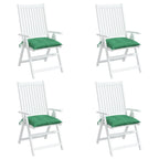 Vidaxl stoelkussens 4 st 40x40x7 cm oxford stof groen