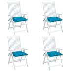 VidaXL Stoelkussens 4 st 50x50x7 cm oxford stof lichtblauw