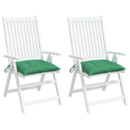 Vidaxl stoelkussens 2 st 50x50x7 cm oxford stof groen