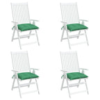 VidaXL Stoelkussens 4 st 50x50x7 cm oxford stof groen
