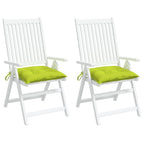 VidaXL Stoelkussens 2 st 50x50x7 cm oxford stof heldergroen