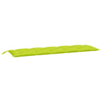 Vidaxl tuinbankkussen 180x50x7 cm oxford stof heldergroen
