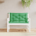 Vidaxl tuinbankkussens 2 st 100x50x7 cm oxford stof groen