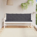 Vidaxl tuinbankkussens 2 st 180x50x7 cm oxford stof antracietkleurig