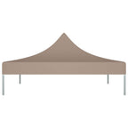 Vidaxl partytentdak 270 g m² 3x3 m taupe