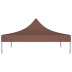 Vidaxl partytentdak 270 g m² 3x3 m bruin