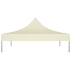 Vidaxl partytentdak 270 g m² 2x2 m crème