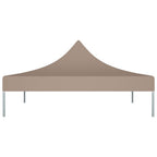 Vidaxl partytentdak 270 g m² 2x2 m taupe