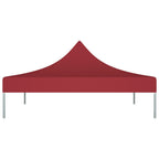 Vidaxl partytentdak 270 g m² 2x2 m bordeauxrood