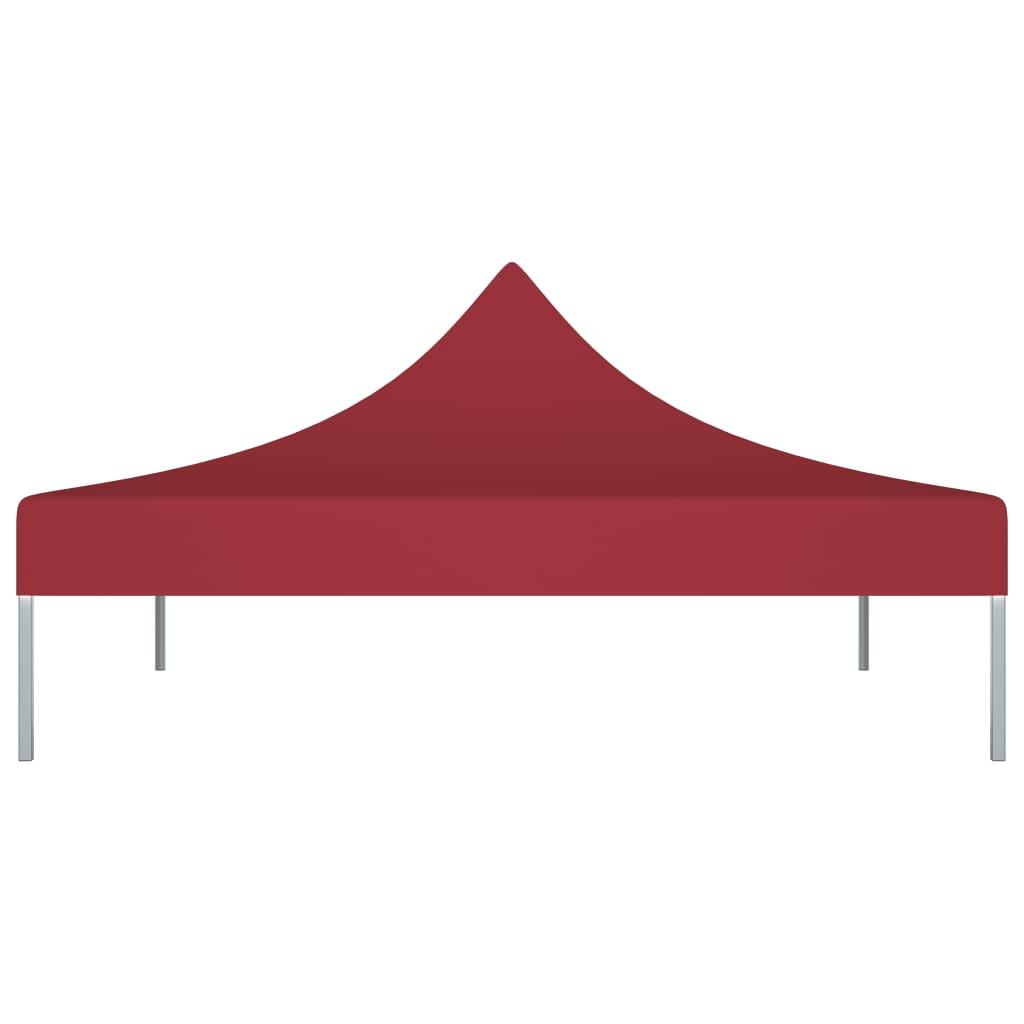 Vidaxl partytentdak 270 g m² 2x2 m bordeauxrood