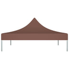 Vidaxl partytentdak 270 g m² 2x2 m bruin