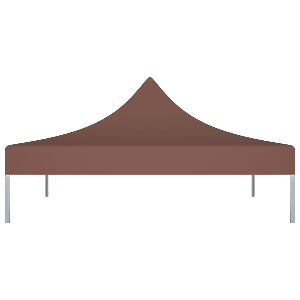 Vidaxl partytentdak 270 g m² 2x2 m bruin