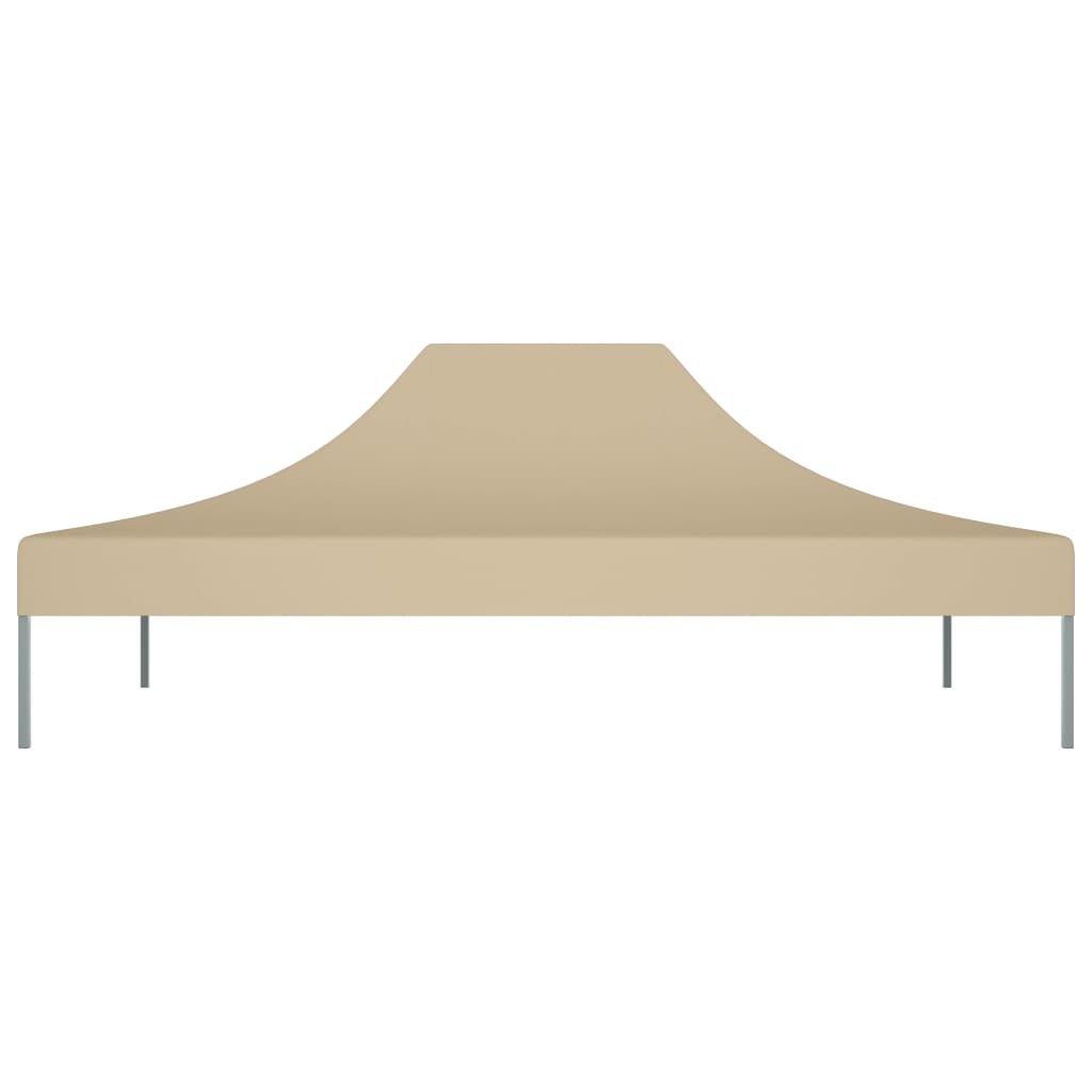 Vidaxl partytentdak 270 g m² 4x3 m beige
