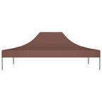 Vidaxl partytentdak 270 g m² 4x3 m bruin