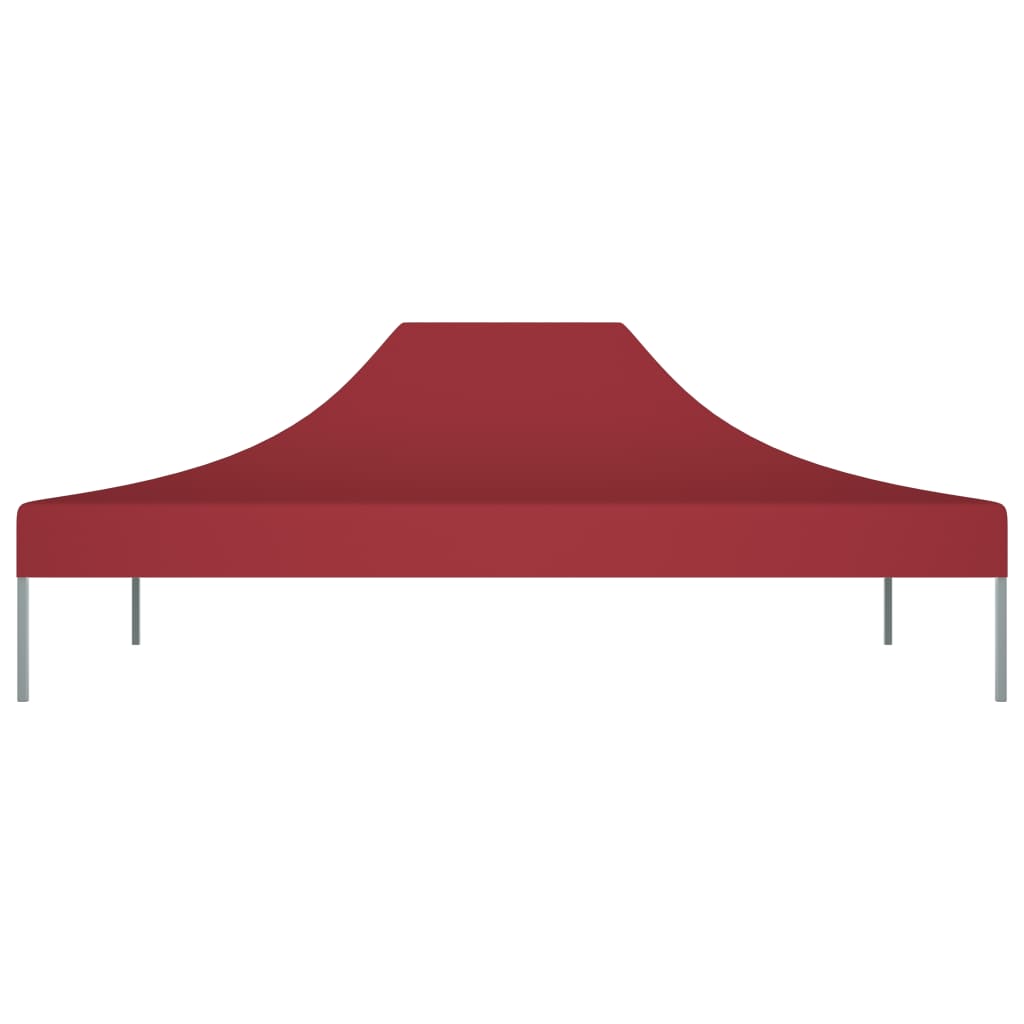 Vidaxl partytentdak 270 g m² 4,5x3 m bordeauxrood