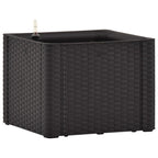 Vidaxl plantenbak hoog met zelfbewateringssysteem 43x43x33cm antraciet