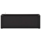 Vidaxl plantenbak hoog zelfbewateringssysteem 100x43x33 cm antraciet