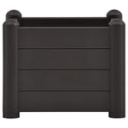 Vidaxl plantenbak verhoogd 43x43x35 cm pp antraciet