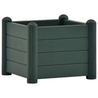 VidaXL Plantenbak verhoogd 43x43x35 cm PP groen