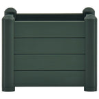 VidaXL Plantenbak verhoogd 43x43x35 cm PP groen