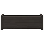 Vidaxl plantenbak verhoogd 100x43x35 cm pp antraciet