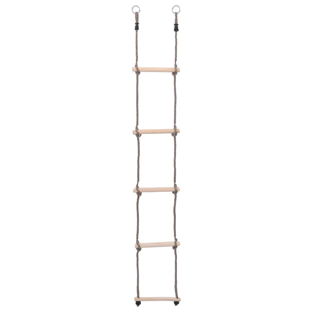 Vidaxl ladder met 5 sporten 210 cm massief grenenhout