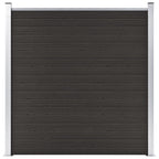 VidaXL Schuttingpaneel 180x186 cm HKC zwart