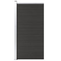 Vidaxl schuttingpaneel 95x186 cm hkc zwart