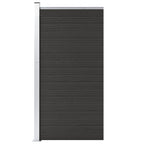 Vidaxl schuttingpaneel 95x186 cm hkc zwart